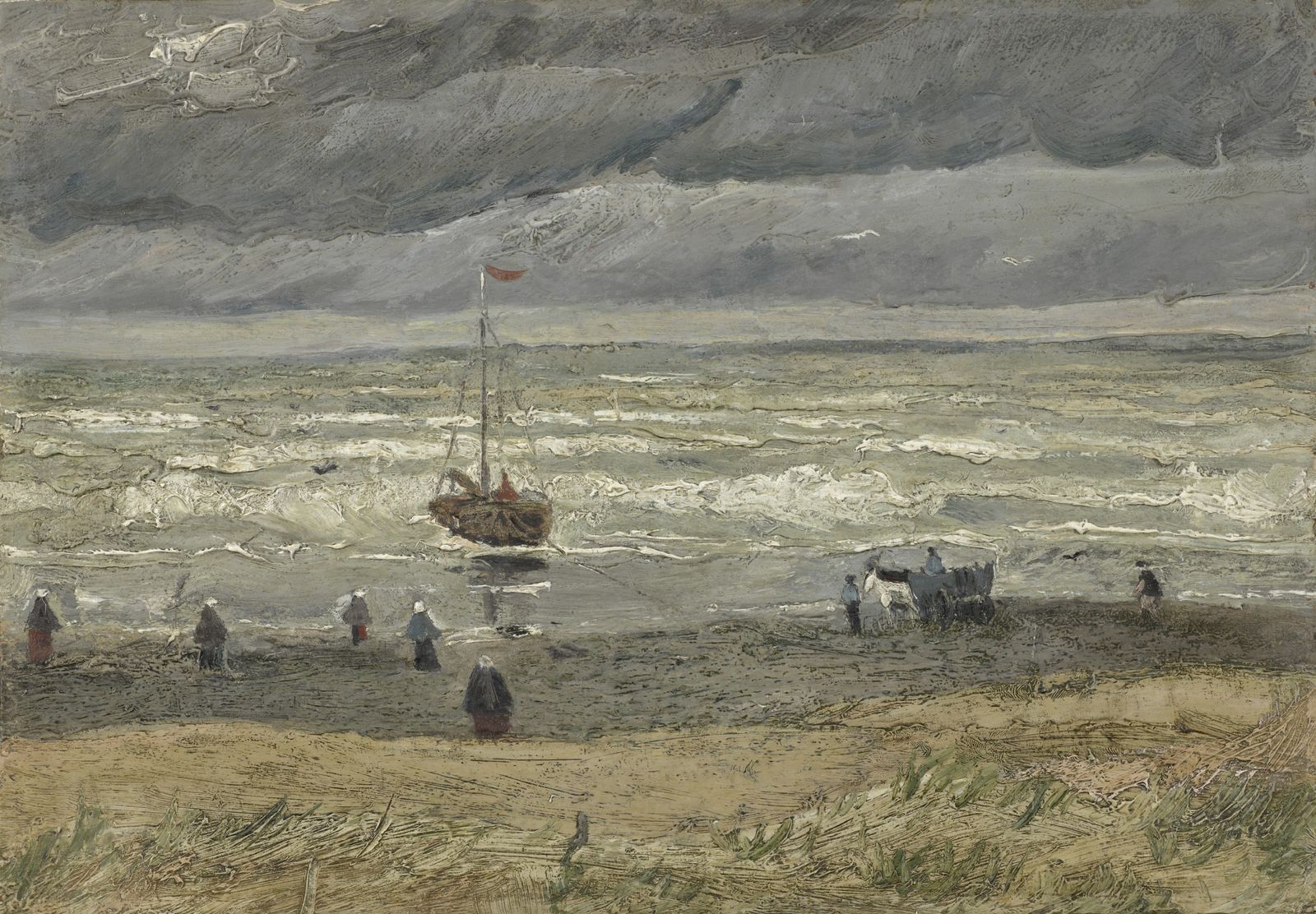 Винсент Ван Гог - Вид на море у Схевенингена